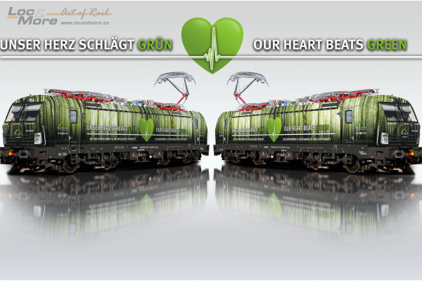 TX-AlphaTrains Our Heart Beats Green - Vectron 193-582 | Loc&More